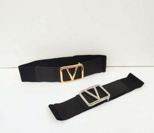 PASEK DAMSKI ELASTYCZNY CZARNY